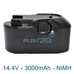 Batterie pour AEG M1430R - 14.4V NiMH 3000mAh
