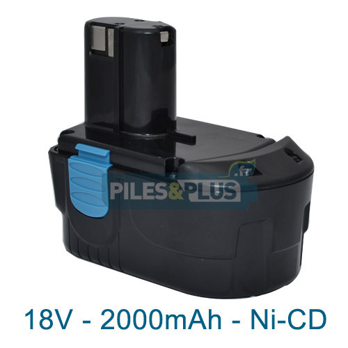 Batterie pour Hitachi - 18V 2000mAh NiCD