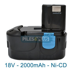 Batterie pour Hitachi - 18V 2000mAh NiCD