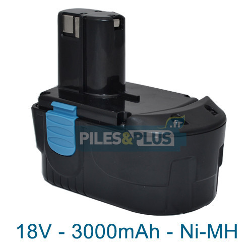 Batterie pour Hitachi - 18V 3000mAh NiMH