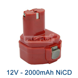 Batterie pour perceuse Makita 1222 12V NiCD 2000mAh