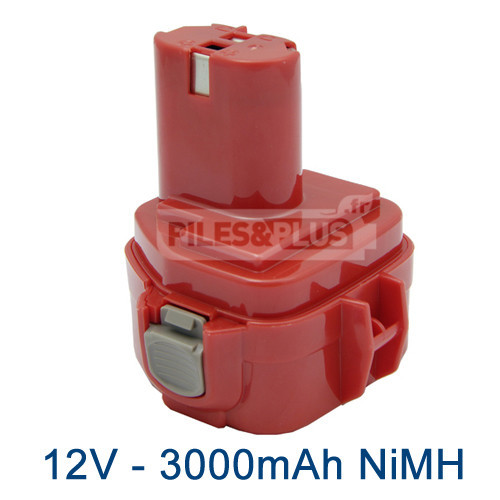 Batterie 12V pour Makita 1235 - 3000mAh NiMH