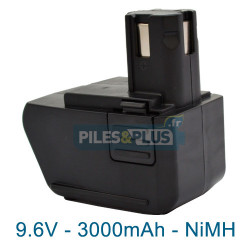 Batterie compatible Hilti SBP10 - 9.6V 3000mAh NiMH