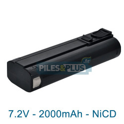 Batterie pour Paslode IM65A - 7.2V 2000mAh NiCD