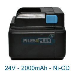Batterie compatible Hitachi EB2420 - 24V 2000mAh NiCD