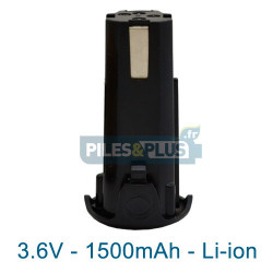 Batterie pour Hitachi EBM315 - 3.6V 1500mAh Li-Ion