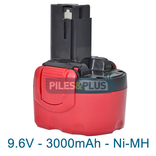 Batterie pour Bosch type 2607335682 - 9.6V NiMH 3000mAh