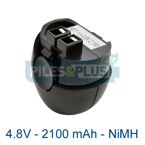 Batterie pour Metabo Powergrip 2 - 4.8V 2100mAh NiMH