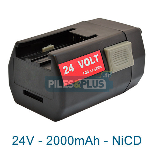 Batterie pour AEG BXL24 - 24V Ni-MH 2000mAh