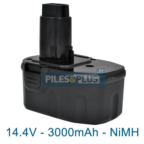 Batterie compatible Dewalt DE9038 14.4V 3000mAh NiMH