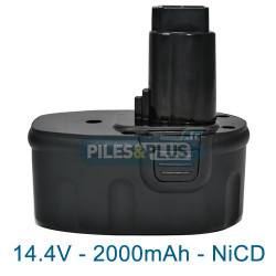 Batterie Dewalt DE9091 compatible - 14.4V 2000mAh NiCD