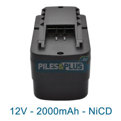 Batterie Festool BPS 12C pour série TDK - NiCD 12V 2000mAh