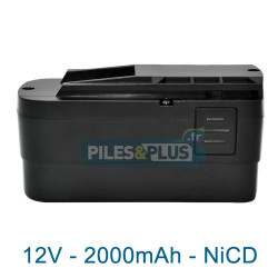 Batterie Festool BPS 12C pour série TDK - NiCD 12V 2000mAh