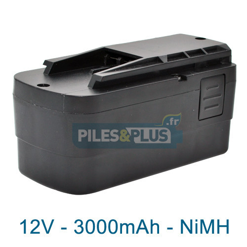 Batterie type Festool BPS 12S pour série TDK - NiMH 12V 3000mAh