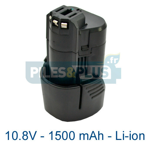 Batterie pour Bosch type 2607336014 - 10.8V Li-ion 1500mAh