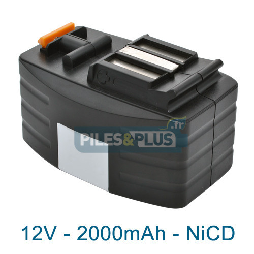 Batterie type Festool BPH 12T pour série TDD - 12V 2000mAh NiCD