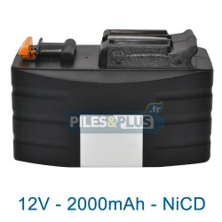 Batterie type Festool BPH 12T pour série TDD - 12V 2000mAh NiCD