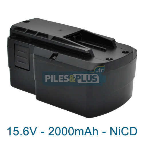 Batterie compatible Festool BPS 15.6S pour TDK - 15.6V 2000mAh NiCD