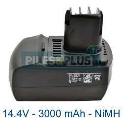Batterie pour outillage Metabo BSZ 14.4V 3000mAh NiMH