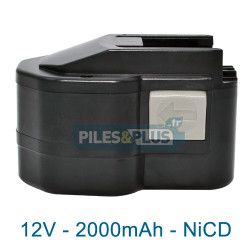 Batterie pour AEG- ATLAS COPCO B12 - 12V NiCD 2000mAh
