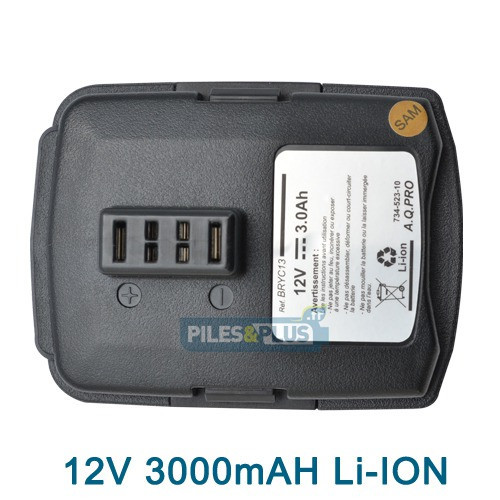 BATTERIE A.Q.PRO  RYOBI 12V 3.0Ah LIION - CB120L / HJP001 / HJP001K