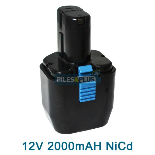 Batterie Hitachi 12V EB12B - 2000mAh NiCD
