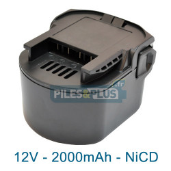 Batterie pour AEG B1215 - 12V NiCD 2000mAh
