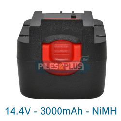 Batterie pour Black et Decker type A14 - 14.4V NiMH 3000mAh