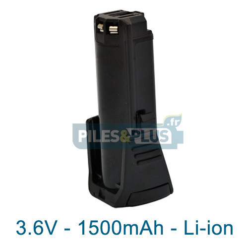 Batterie pour Bosch 2607336242 - 3.6V Li-Ion 1500mAh