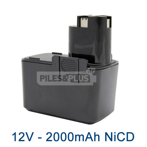 Batterie pour Bosch type 2607335151 - 12V NiCD 2000mAh