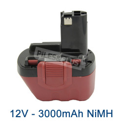 Batterie pour Bosch type 2607335692 - 12V NiMH 3000mAh