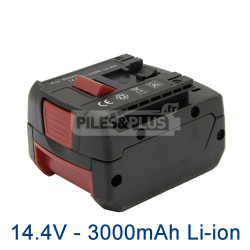 Batterie pour Bosch type 2607336078 - 14.4V Li-Ion 3000mAh