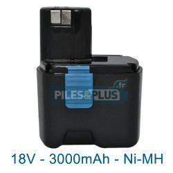 Batterie type Hitachi EB1826HL - NiMH 18V 3000mAh