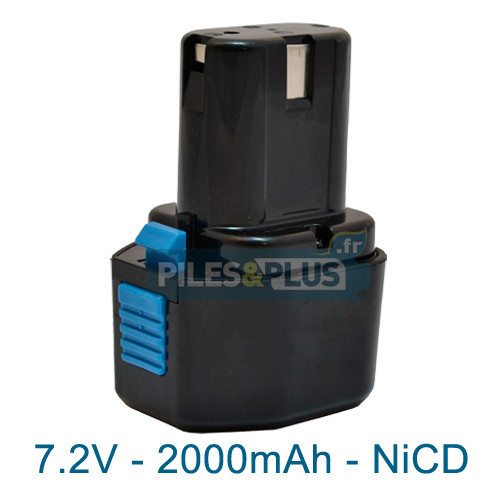 Batterie compatible Hitachi EB714S - 7.2V 2000mAh NiCD