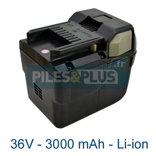 Batterie Hitachi 36V BSL3626 - 3000mAh Li-ion