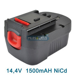 Batterie pour Black et Decker type CD142SK - 14.4V NICD 1500mAH