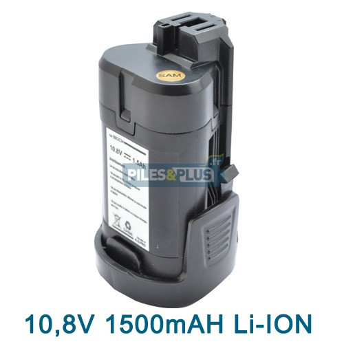 Batterie pour Bosch type 2607336863 - 10.8V Li-Ion 1500mAH