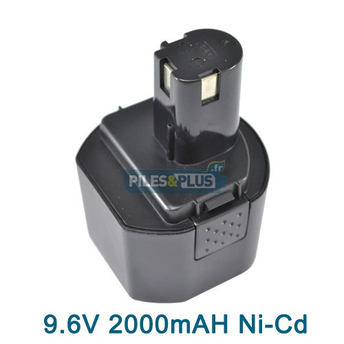 Batterie pour RYOBI B-9620F2 - 9.6V 2.0AH NICD