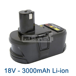 Batterie pour Ryobi BPL1820 - Li-Ion 18V 3000mAh