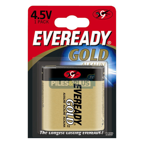 Pile 3LR12 4.5V - Pile Alcaline Eveready Gold.