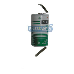 Pile SAFT LS26500 C 3,6V 5.8Ah - lithium industriel - languettes