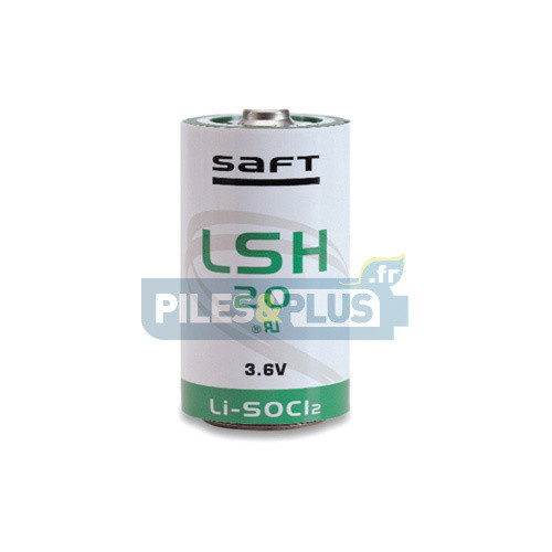 Pile SAFT LSH20 - LS33600 D 3,6V - lithium industriel