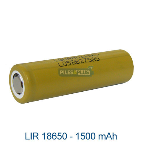 Batterie 18650 rechargeable 3,6V LG - Piles rechargeables pour bornes  solaires