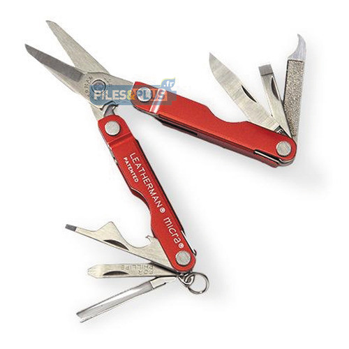 Leatherman Micra compact - rouge - 11 fonctions