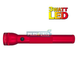 Lampe torche Maglite LED 3D rouge - ML3 - 31,3cm - LED 3W