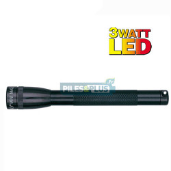 Lampe Mini Maglite LED 3 watts Noire + 3 AA LR06