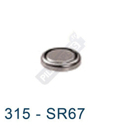 Pile bouton 315 - SR67 - oxyde d'argent Energizer - 1,55V - par 1