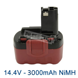 Batterie pour Bosch type 2607335694 - 14.4V NiMH 3000mAh