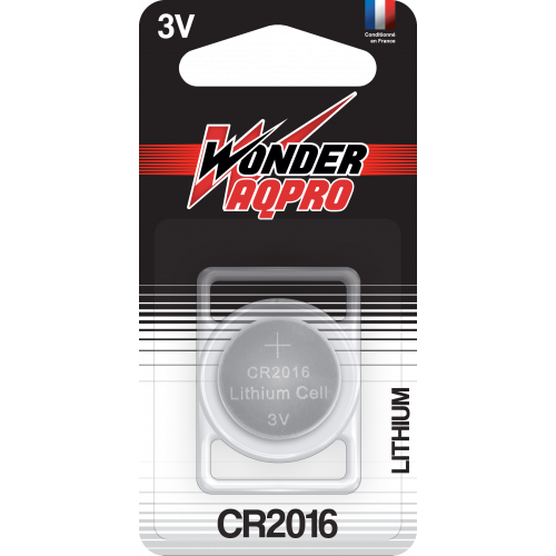 Pile CR2016 - 3V - WONDER AQPRO