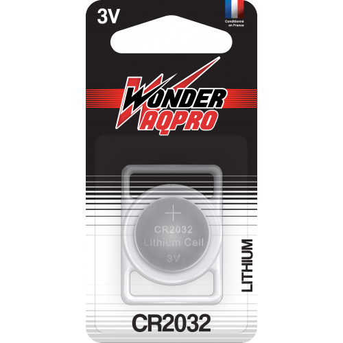 Pile CR2032 - 3V - WONDER AQPRO
